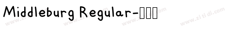 Middleburg Regular字体转换